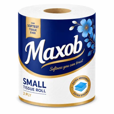 Rose Petal Maxob Toilet Roll — Small Single Roll